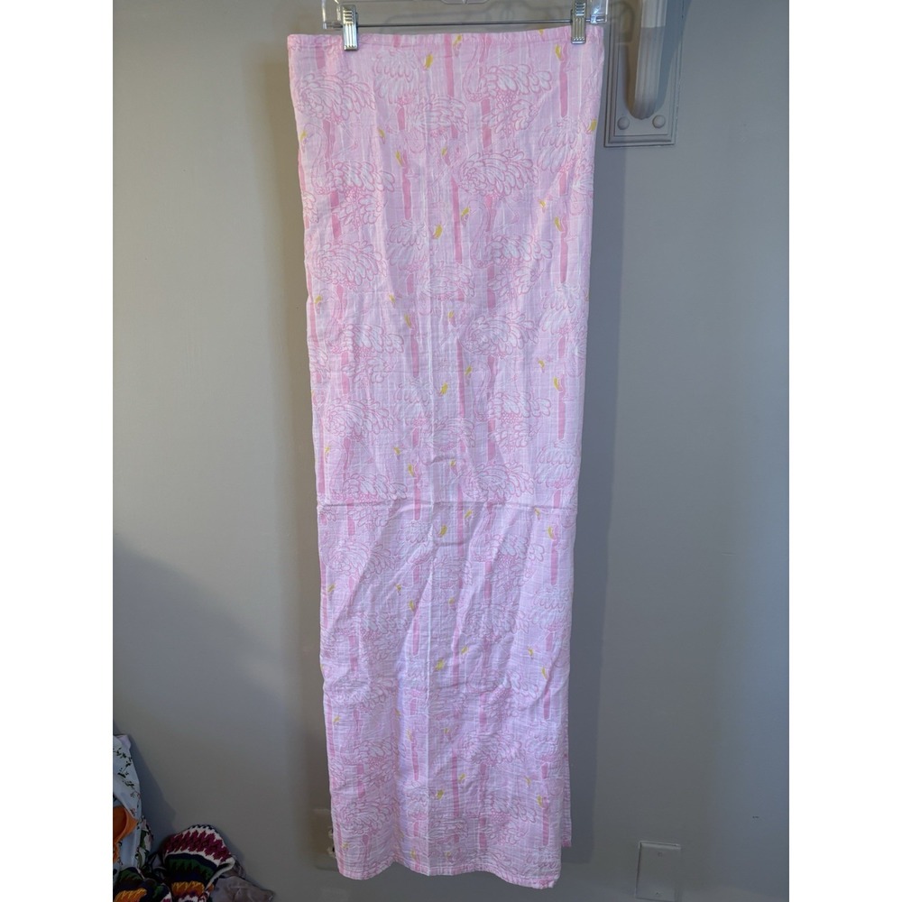 LILLY PULITZER x POTTERY BARN Kids‎ Baby Swaddle Blanket Pink Flamingo 47x47